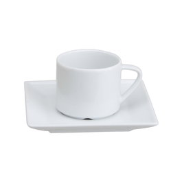 Avet Taza Té P 190 Ml Square Porcelana (6 Unidades)